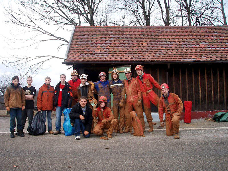 Erschpfte Truppe